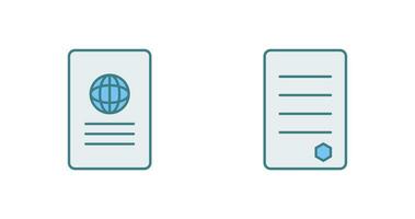 global report and reports Icon vector