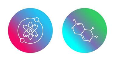 Proton and Molecule Icon vector