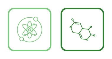 Proton and Molecule Icon vector