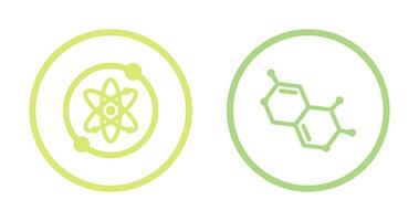 Proton and Molecule Icon vector