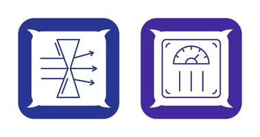 Dispersion and Weight Scale Icon vector