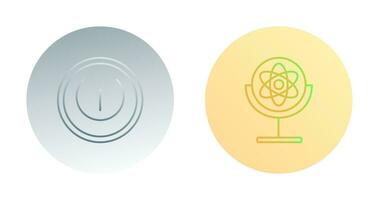 Gyroscope and Power Icon vector