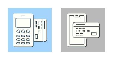 Card Machine and Payment Icon vector