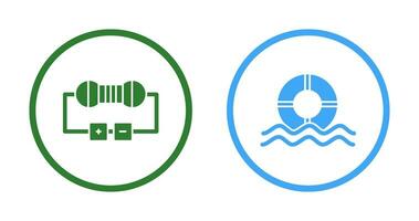 Resistor and  Float Icon vector