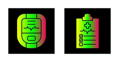 Oximeter and Medical Icon vector