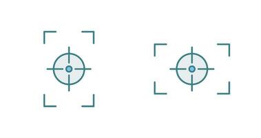 focus vertical and focus horizontal Icon vector