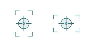 focus vertical and focus horizontal Icon vector