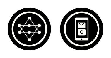 Networks and Mobile Applications Icon vector