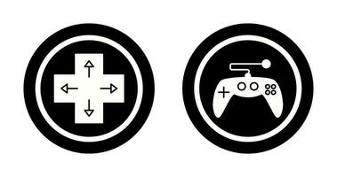 Direction Key and Gaming Control Icon vector