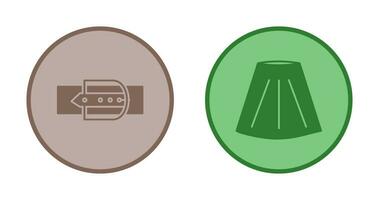 Skirt and Belt Icon vector