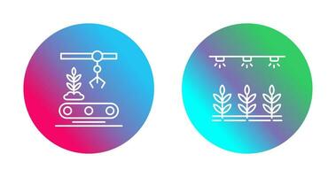 Conveyor and Irrigation  Icon vector