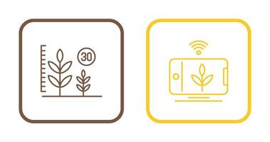 Growth and Device Icon vector