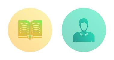Book and Judge Icon vector