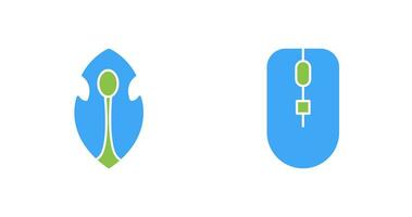 Game Character and Mouse Icon vector