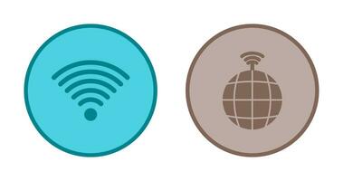 Signal on User and global Signals Icon vector