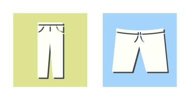 Pants and Shorts  Icon vector