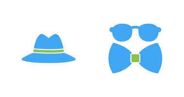 Hat and Hipster Style Icon vector