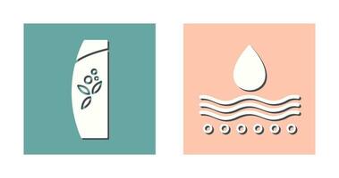 Natural and Moisture Icon vector