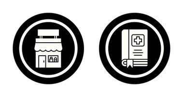 Dispensary and Medical Icon vector