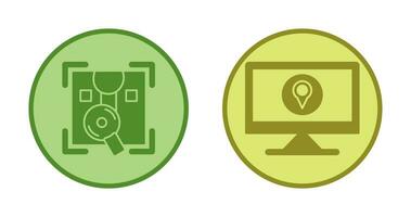 Order Tracking and Location Icon vector