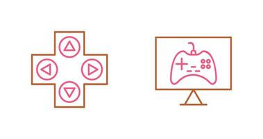 Gaming Control and Online Games Icon vector