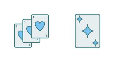 Deck of Card and Card Icon vector