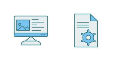 Content Planning and Content Management Icon vector