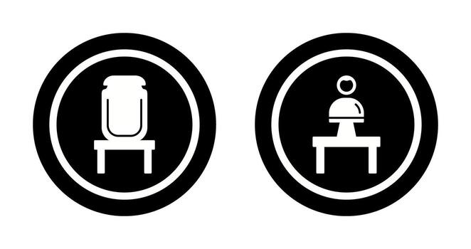 Jar on Display and Monument Icon vector