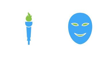 Museum Torch and Ancient Icon vector