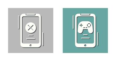 Block and Game Icon vector