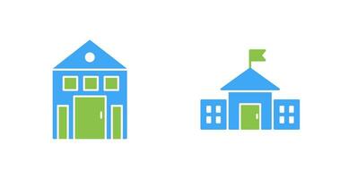 Building and Presidentitial Icon vector
