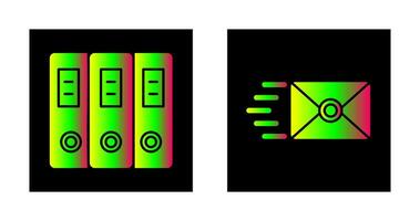 Document and Envelope Icon vector