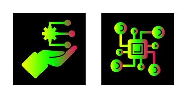 Plannng and Connection Icon vector