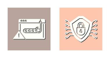 Phishing Password and Security Icon vector