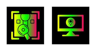 Order Tracking and Location Icon vector