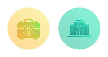 First Aid Kit and Healthcare Icon vector