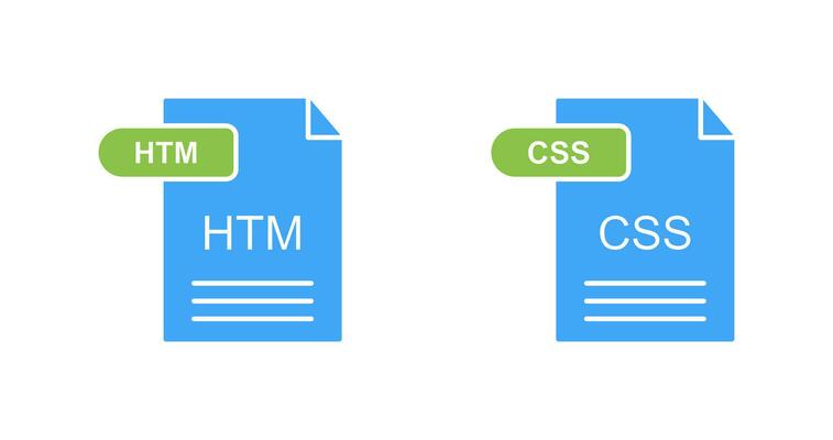 HTM and CSS Icon