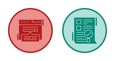 Keyword Search and SEO Audit Icon vector