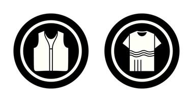 Swimming Vest and Accessory Icon vector