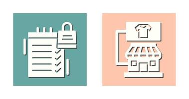 Shopping and Store Icon vector