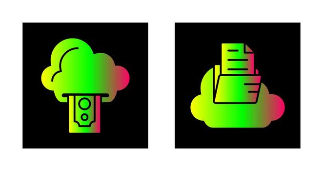 Cloud Computing and Cloud  Icon vector