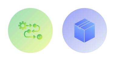 Process and Package Icon vector