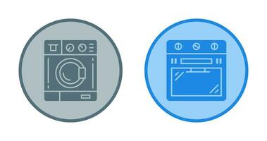 Washing Machine and Stove Icon vector