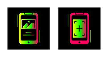 Gallery and Focus Icon vector