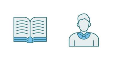 Book and Judge Icon vector