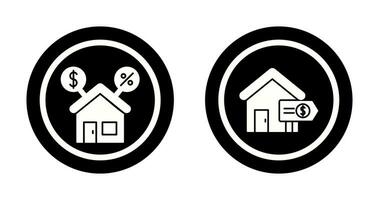 Mortgage and Sale Icon vector