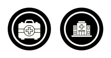 First Aid Kit and Healthcare Icon vector