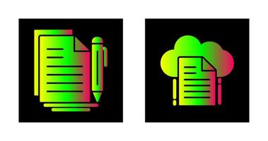 Document and File Icon vector