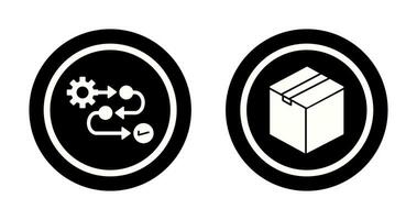 Process and Package Icon vector