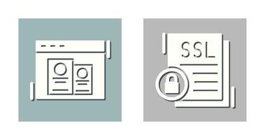 User and Protection Icon vector